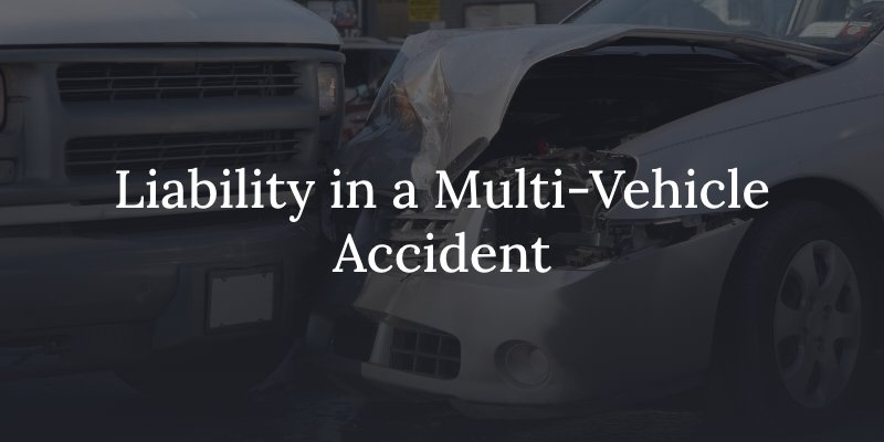 Multi vehicle accident liability