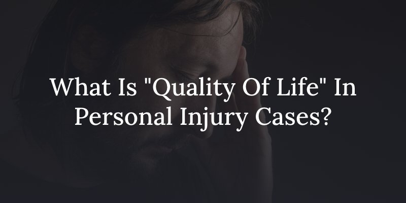 Defining diminished quality of life